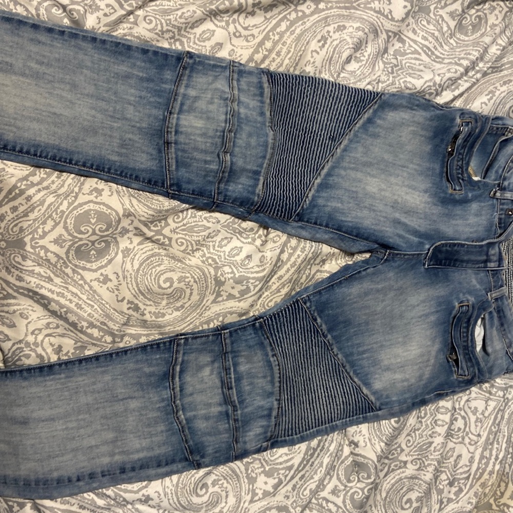 A size 33 barely worn pair of Balmain jeans